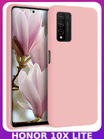 Мягкий Soft Touch чехол из силикона для HUAWEI HONOR 10X LITE / P SMART 2021 с бархатной подкладкой