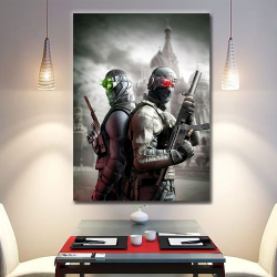 Картина интерьерная karTTina "Resident Evil 4", 50х70см 1шт.
