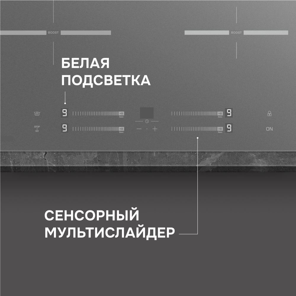 Стеклокерамическая варочная панель Zigmund & Shtain CI 23.6 S