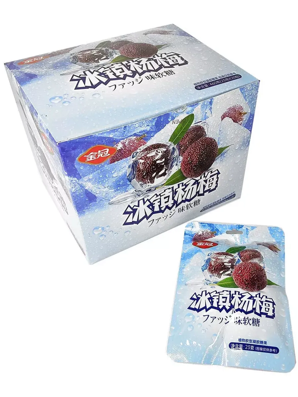 Жевательный мармелад со вкусом Байберри 23 г * 20 шт блок