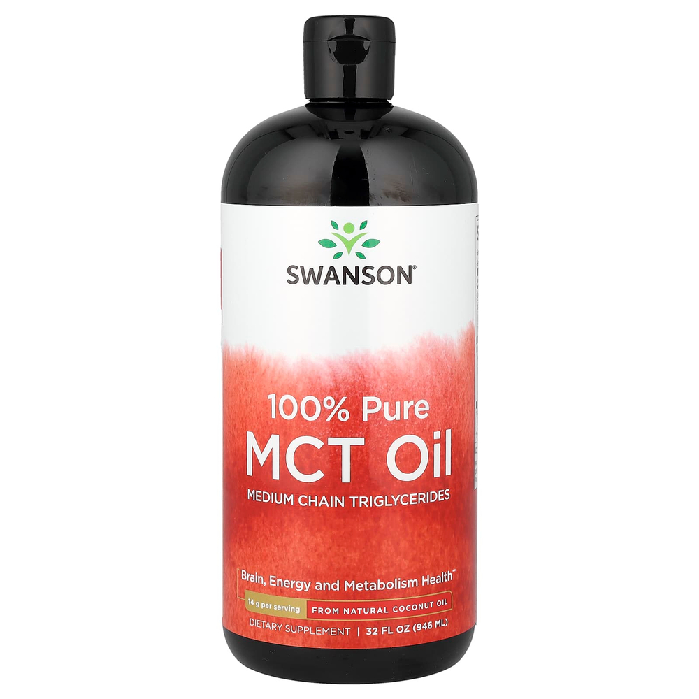 Swanson Vitamins, 100% чистое масло MCT, 946 мл (32 жидк. унции)