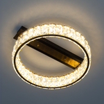 Citilux PALANT CL325142 LED Люстра хрустальная Чёрный+Бронза