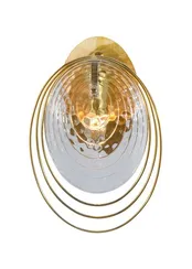 Бра NewRgy W6103P/1A PT BRS, 40 Вт, латунное
