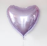 G Шар 36" / 91 см сердце Металлик Сиреневый / Lilac (БГ-150)