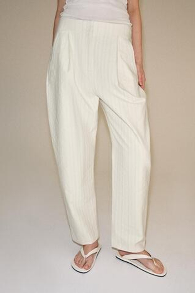 БРЮКИ BARREL В ПОЛОСКУ — ZW COLLECTION — ZARA