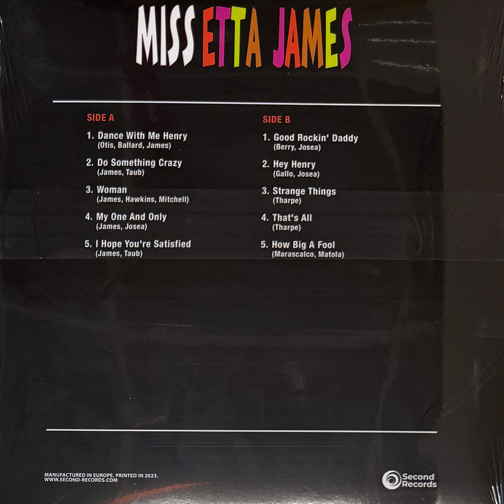 Etta James – Miss Etta James (Европа 2023г.)