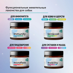 Функциональное лакомство Favet MultivitaminDog Soft Chews для кожи и шерсти для собак, 120г