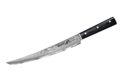 Нож кухонный для нарезки слайсер Tanto 23см Samura 67 Damascus