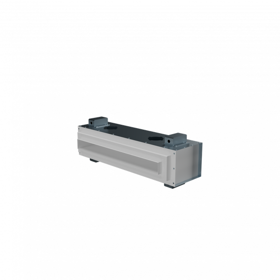 Flexag SH-1-500-25-W щелевой диффузор с КСД под гипсокартон, белый