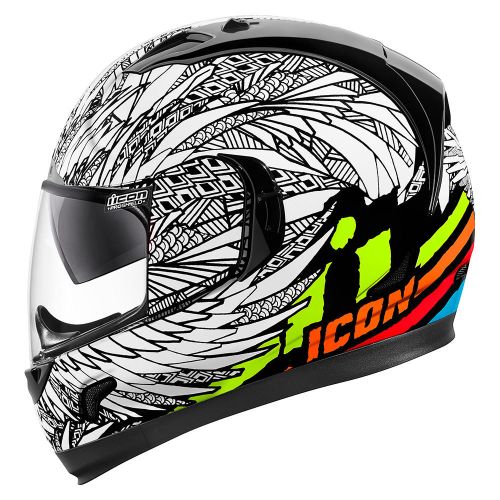Купить Мотошлем Интеграл Icon Alliance GT Bird Strike / Белый