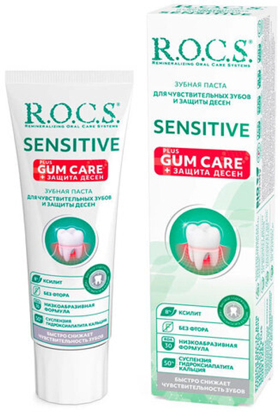 Зубная паста ROCS Sensitive Gum Care 94 г