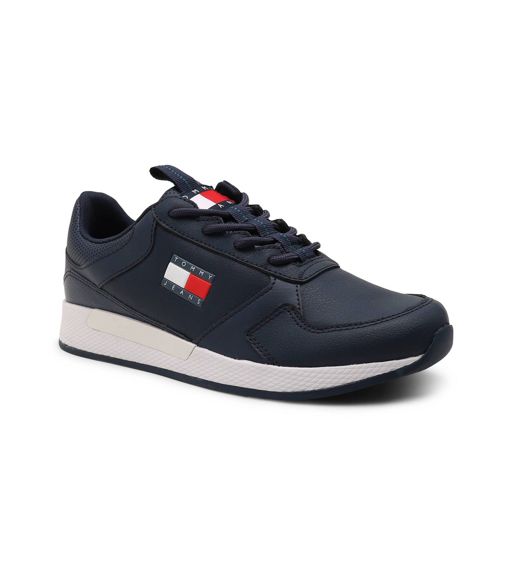 Кожаные кроссовки flexi runner Tommy Jeans - темно-синий(EM0EM01409)