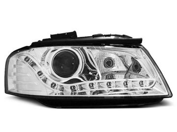 Передние фары Audi A3 8P daylight chrome
