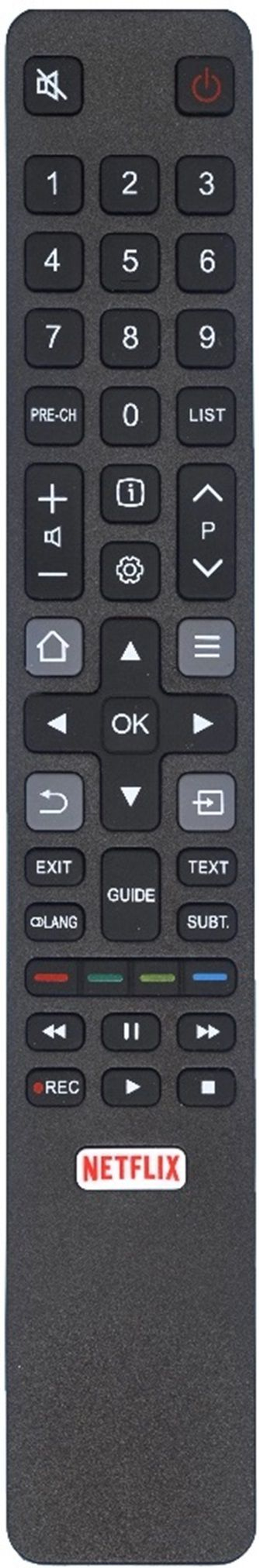 Пульт для TCL RC802N YAI2, 06-IRPT45-GRC802N HTC077