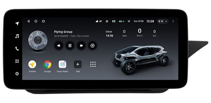 Магнитола для Mercedes-Benz E W212 седан правый руль 2009-2012 NTG 4.0 - Teyes LUX ONE монитор 12.3", Android 10, Быстрая, CarPlay, 4G SIM-слот