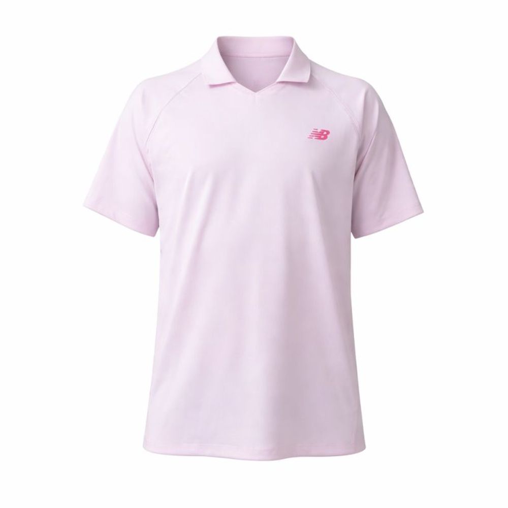 Мужское теннисное поло New Balance Tournament - light pink