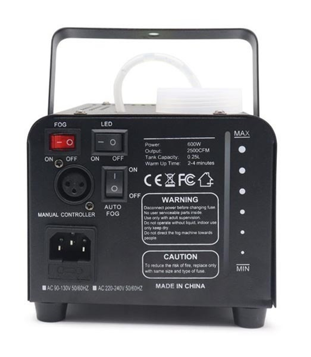 Генератор дыма 500W 24L с подсветкой и эффектом стробоскопа