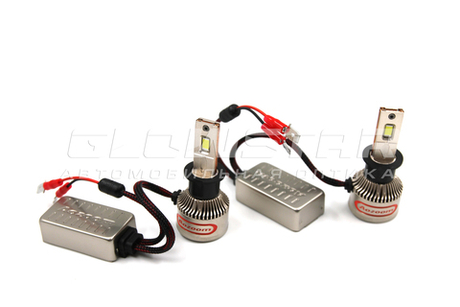 Aozoom P10 H3 с вентилятором 12V 55W 3500Lm (комплект, 2шт)