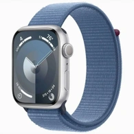Умные часы Apple Watch Series 9 45 мм Aluminium Case GPS, Silver/Winter Blue Sport L