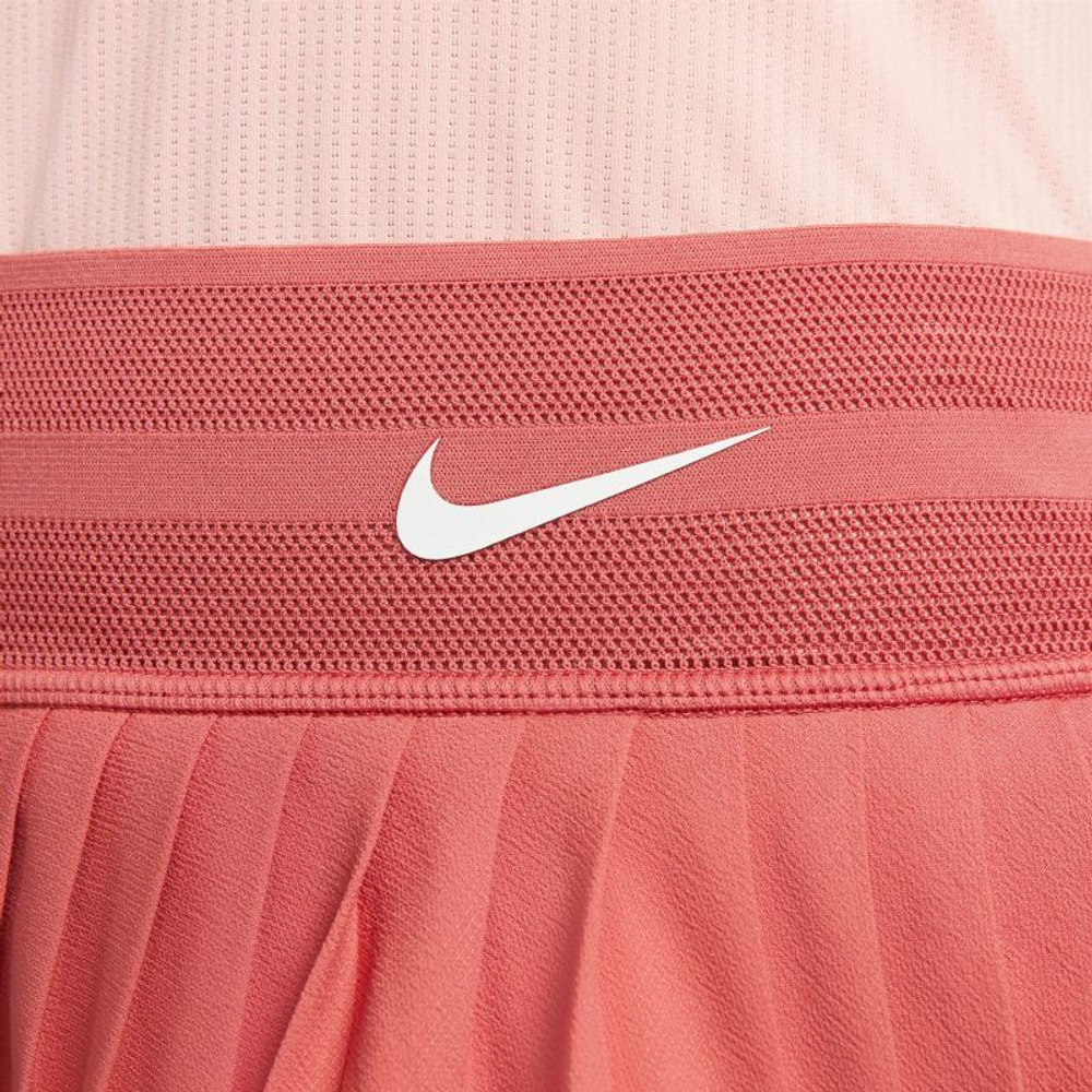 Теннисная юбка Nike Court Dri-Fit Slam Tennis Skirt - adobe/pink bloom/white