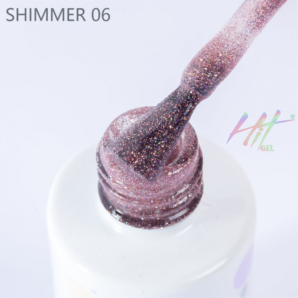 Гель-лак ТМ "HIT gel" №06 Shimmer, 9 мл