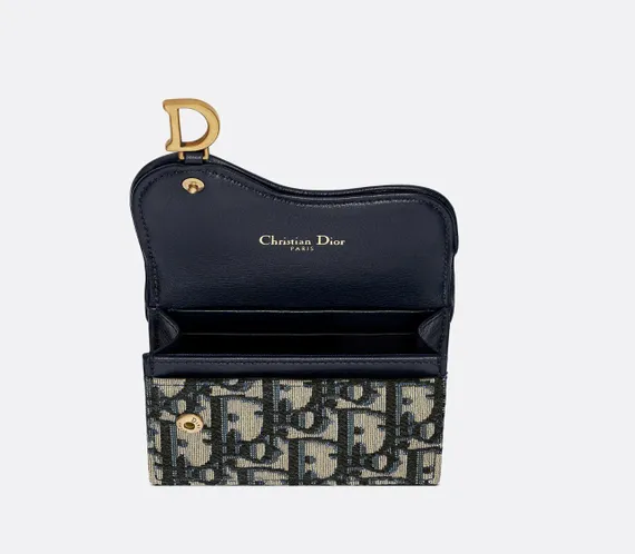 Держатель карты с клапаном Dior бежевый