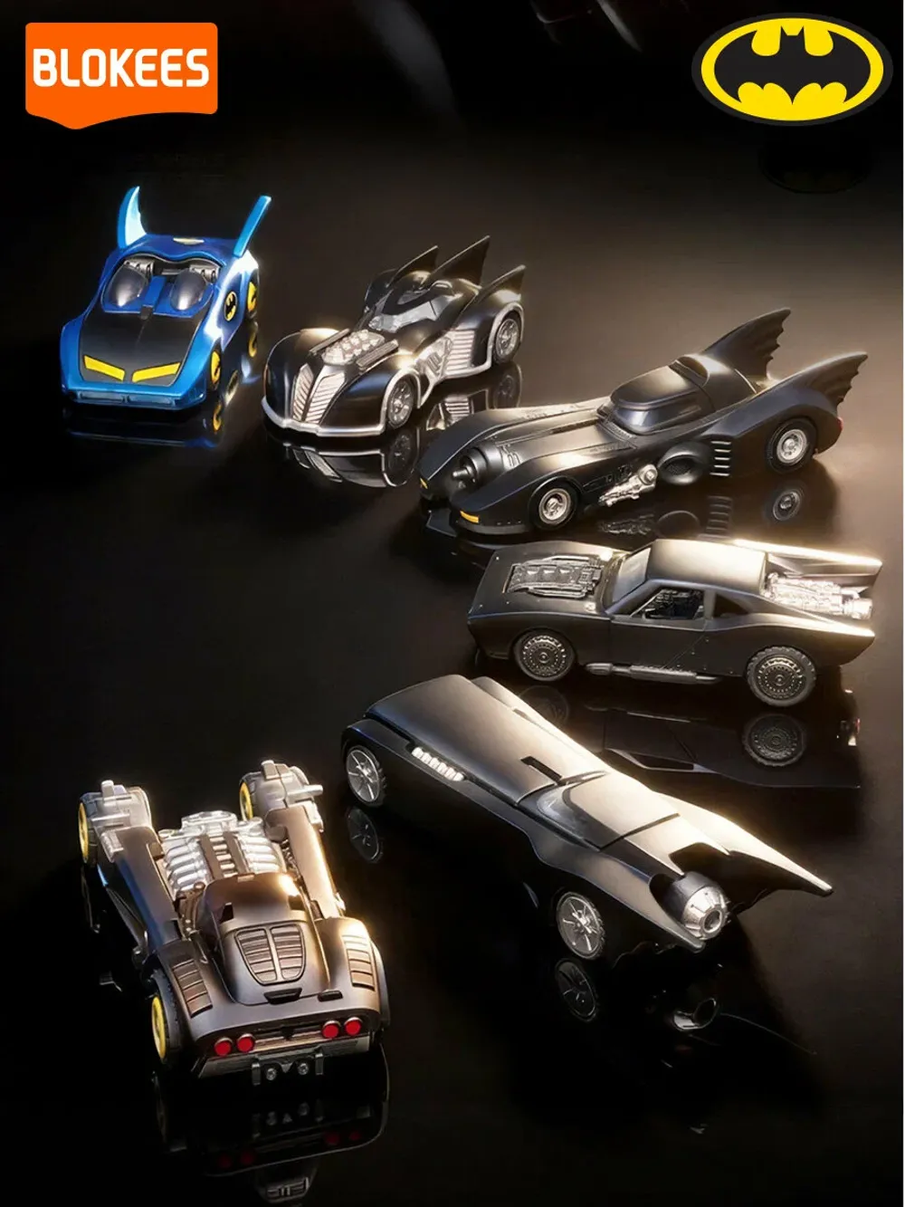 Рандомная фигурка Blind Box Blokees Конструктор-машинка Batmobile Галакси Бэтмен