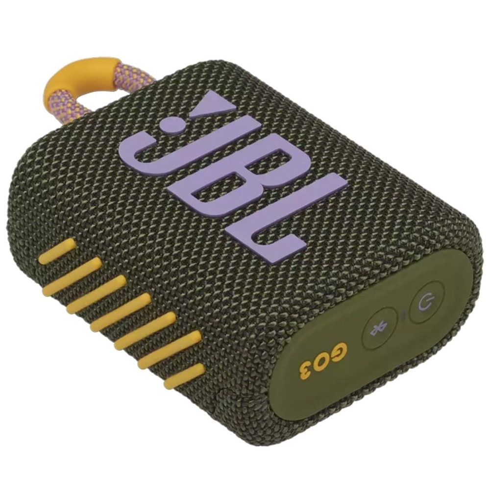 Акустическая система JBL Go 3, зеленая (JBLGO3GRN)