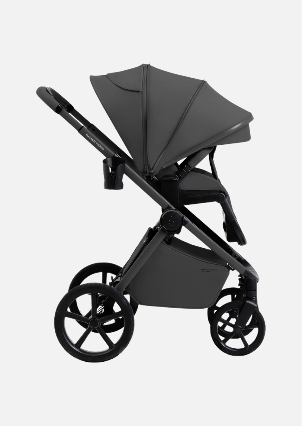 Sweet Baby Коляска 2 в 1 SBL Elegante Therma (Colore) Dark Grey