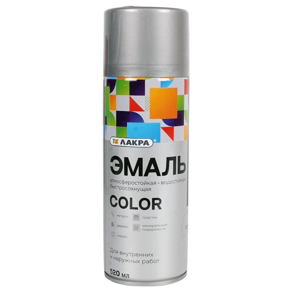 Эмаль аэроз. Лакра Color универс. красная 520мл (200г) /23 Эмаль аэроз. Лакра Color универс. красная 520мл (200г) /23