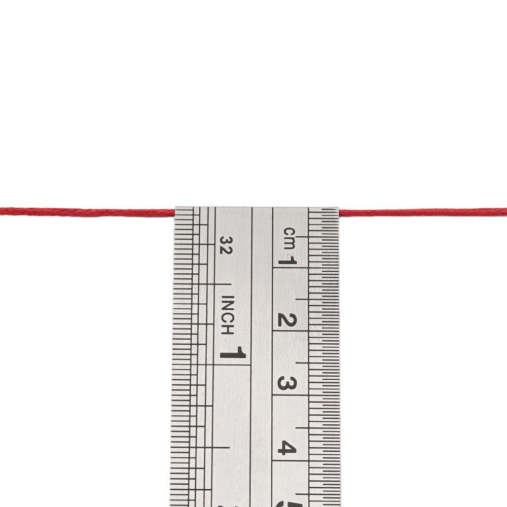Шнур вощеный ⌀1.0 мм / 100 метров, 0371-9002 (С171 красный)