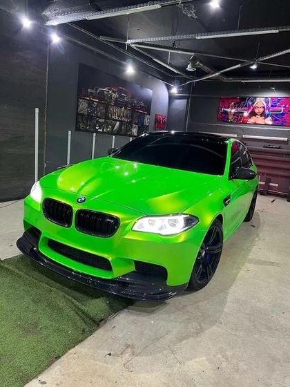 Плёнка глянец яблочно зелёный яркий Сoral Apple Green Carbins
