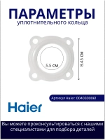 Прокладка для тэна водонагревателя (бойлера) HAIER 0040300061