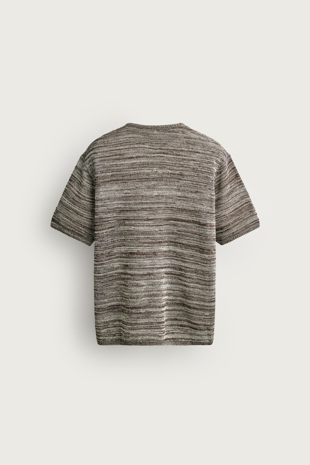 ТРИКОТАЖНАЯ ФУТБОЛКА С ВОРОТНИКОМ НА ПУГОВИЦАХ — ZARA · 5755/313