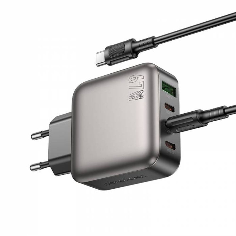Зарядное устройство на Type-C Borofone BAS57A PD67W (3C1A) (black)