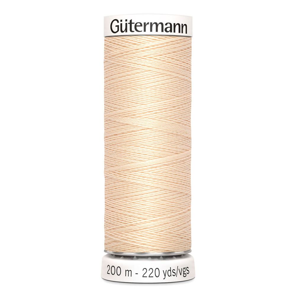 Нитки универсальные Gutermann Sew-all 100 (200 метров), 5 кат. | 005 кремовый