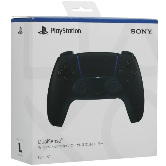 Геймпад беспроводной/проводной Sony PlayStation DualSense Basic (черный)