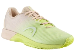 Женские теннисные кроссовки Head Revolt Pro 4.0 Clay - macadamia/lime