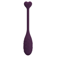 Фиолетовое виброяйцо с управлением через приложение 18,9см Pretty Love Fisherman BI-300016HP-1