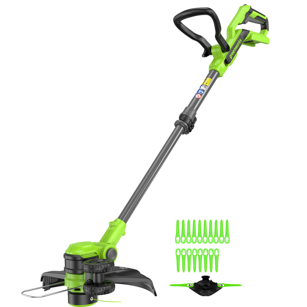 Триммер аккумуляторный Greenworks G40LT331, 40V, 33 см, без АКБ и ЗУ (2113507)