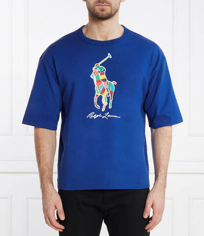 Футболка POLO RALPH LAUREN - темно-голубой(710926611)