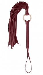 Бордовый хлыст Flogger - 70 см. (Цвет: бордовый)