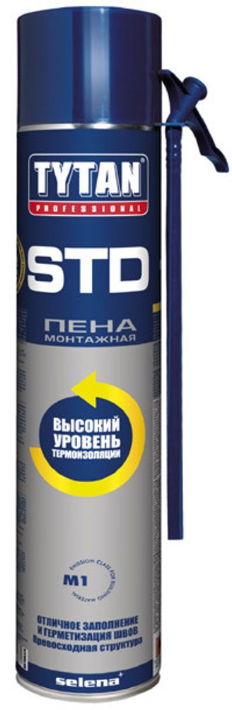 Пена монтажная бытовая STD 750 мл O2  TYTAN