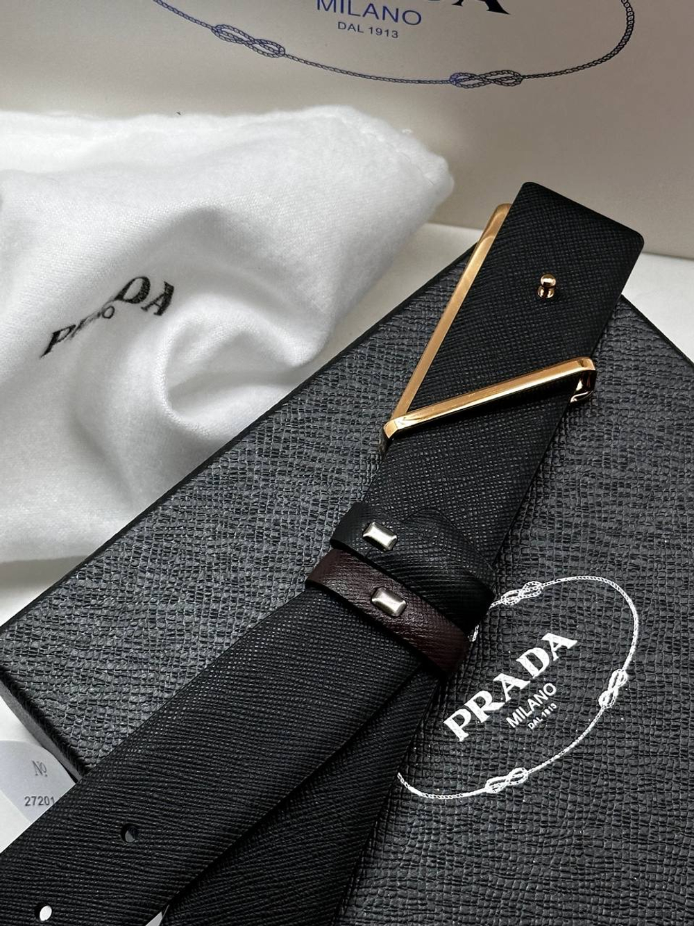 Двухсторонний ремень Prada