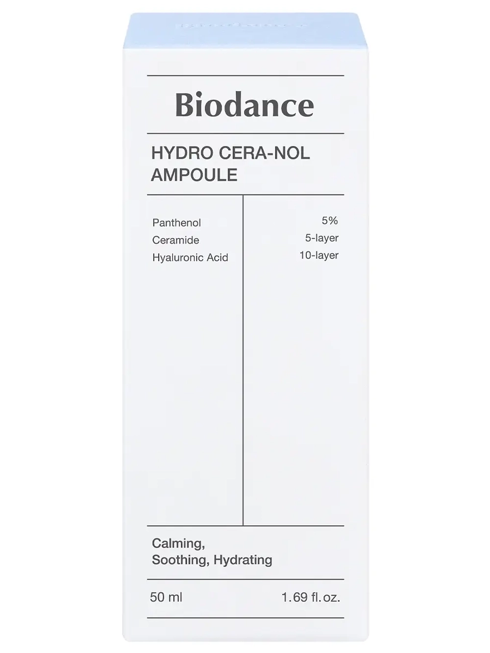 Biodance Увлажняющая сыворотка с гиалуроновой кислотой и пантенолом Hydro Cera-nol Ampoule 30 мл