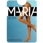 Колготки женские MARIA 20 den матовые с шортиками, цв. телесный, р-р 3