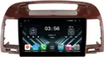 Магнитола для Toyota Camry 30 2001-2006 (рамка дерево 1) - FarCar S280 монитор 9.5" IPS на Android 13, CarPlay