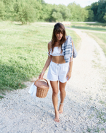 Ruched Crop Top Daphne