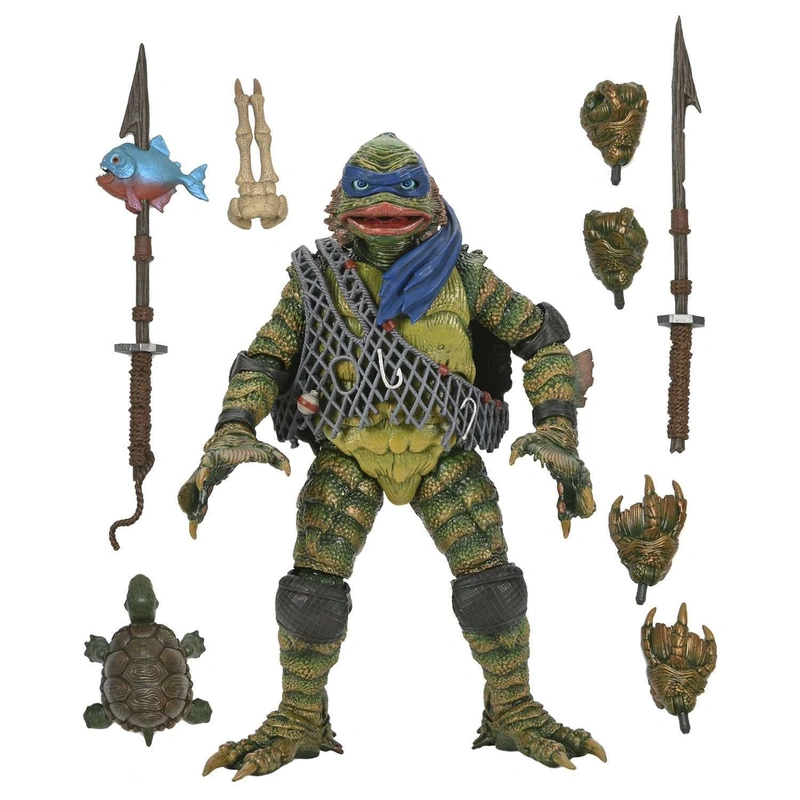 Фигурка NECA - Ultimate TMNT Universal Monsters - Leonardo As The Creature 2543016