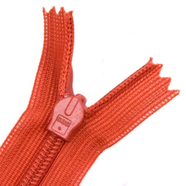 Молния потайная (скрытая) SBS Т3 (3 мм) 1 зам., н/раз., 20 см, S-906, бирюзовый, уп. 50 шт